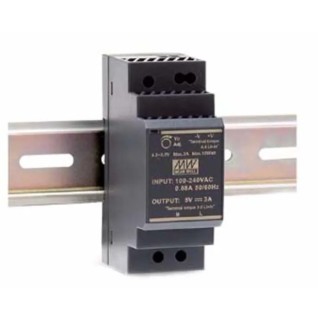 MEAN WELL Ultra Slim Switched Mode DIN Rail Power Supply 48V DC, 750mA Output, 36W HDR-30-48