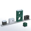 RS PRO Polypropylene Tube Clamp for 8 mm OD Tube with Steel Weld Plate and Zinc Plated Steel Top Plate, Operating 145-9755
