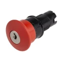 Schneider Electric Harmony Series Key Release Emergency Stop Push Button Panel Mount 16 mm Cutout 2 NO/2 NC IP65 