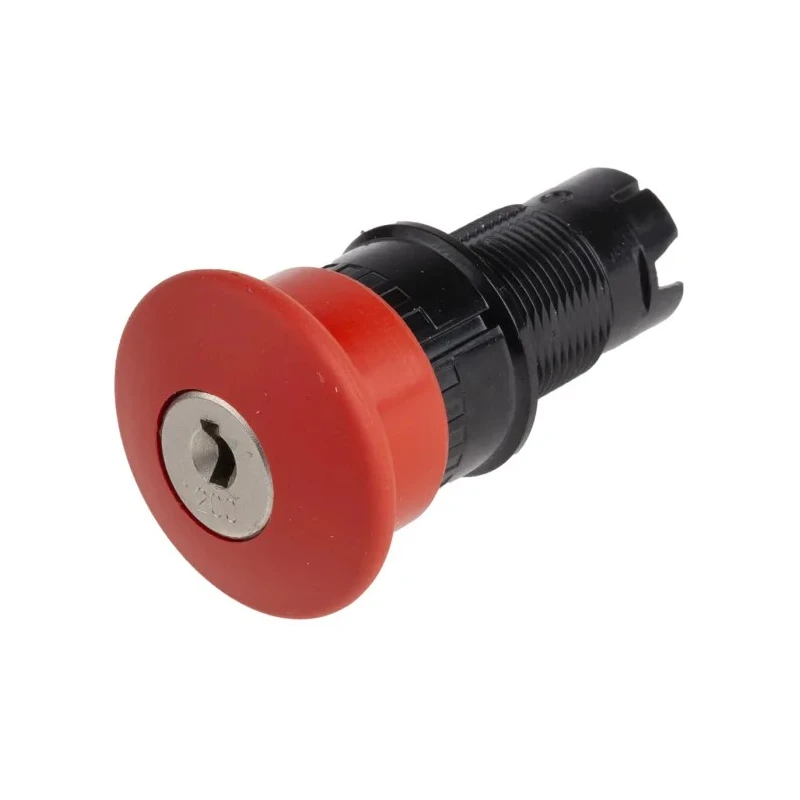 Schneider Electric Harmony Series Key Release Emergency Stop Push Button Panel Mount 16 mm Cutout 2 NO/2 NC IP65 