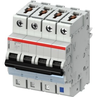 ABB SMISSLINE TP S400M Miniature Circuit Breaker 3-Pole 32A Type B 400V AC 250V DC 10 kA Breaking 2CCS573001R0325 S403M-B32