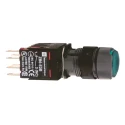 Schneider Electric Harmony XB6 Series Illuminated Push Button Switch, Slide Operation, Panel Mount, 18 mm Cutout XB6AW3B1B