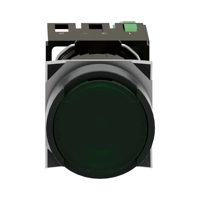 Schneider Electric Harmony XB6 Series Illuminated Push Button Switch, Slide Operation, Panel Mount, 18 mm Cutout XB6AW3B1B