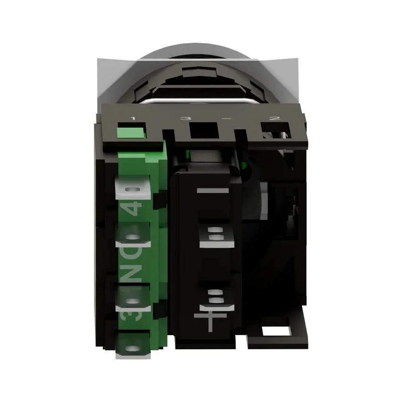Schneider Electric Harmony XB6 Series Illuminated Push Button Switch, Slide Operation, Panel Mount, 18 mm Cutout XB6AW3B1B