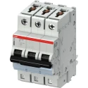 ABB SMISSLINE TP S400M Miniature Circuit Breaker, 3-Pole, 10A Current Rating, Type C Tripping 2CCS573001R0104 S403M-C10