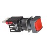 Schneider Electric Harmony XB6 Series Red Slide Push Button Switch, Panel Mount, 18 mm Cutout, SPDT, IP65, 250 V XB6CA45B