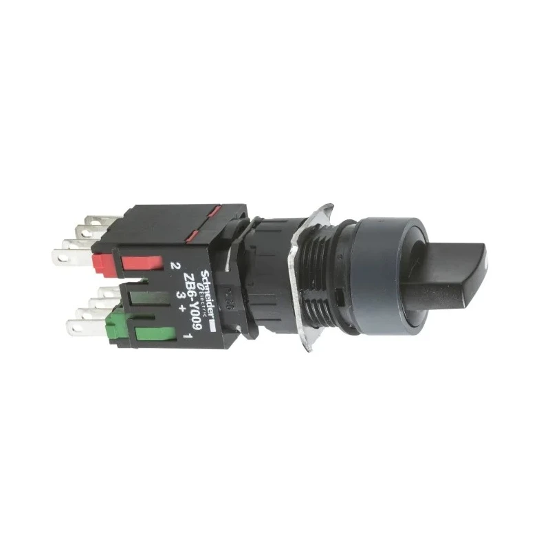 Schneider Electric Stay Put Handle Rotary Switch Selector Switch SPDT 3 Positions 16 mm Cutout Diameter IP65 XB6AD235B