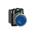 Schneider Electric Harmony XB5 Series Illuminated Push Button Switch, Slide Operation, Panel Mount, 22 mm Cutout XB5AW36G5