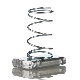 Unistrut Zinc Plated Steel Spring Channel Nut M6 Thread Size P 1006 M6