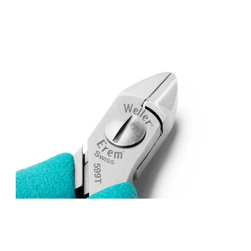 Weller Erem Semi-Flush ESD Safe Cable Cutter Oval Head 115mm Overall Length 599T
