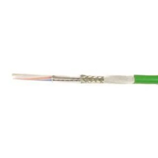 Alpha Wire Alpha Essentials Flexing Shielded Screened Cat5 Ethernet Cable 4 Core Green 152m 300V ac Cat5 
