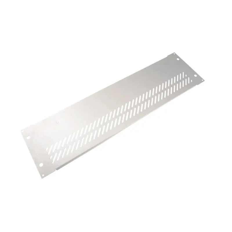 RS PRO Grey Steel Rear Panel 3 U Rack Unit 84 HP Horizontal Pitch Ventilated 426.72mm 179-099