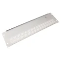 RS PRO Grey Steel Rear Panel 3 U Rack Unit 84 HP Horizontal Pitch Ventilated 426.72mm 179-099