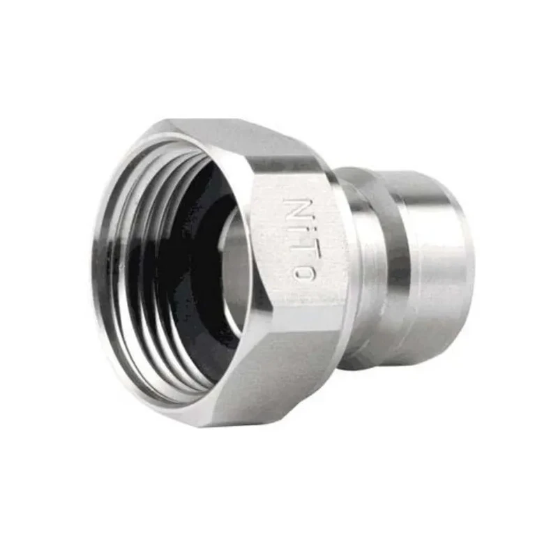 Nito Stainless Steel Hose Connector 1 in ID, BSP Connection, 25 bar Pressure, Model 74610A3