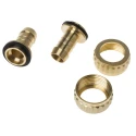 RS PRO Brass Hose Connector 0.5 in ID, 25 bar Maximum Operating Pressure 80°C Maximum Operating Temperature 146-3061
