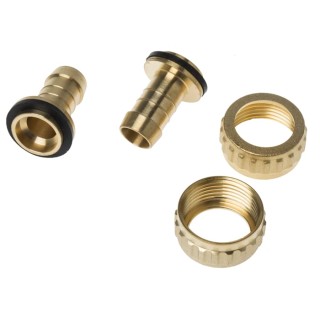 RS PRO Brass Hose Connector 0.5 in ID, 25 bar Maximum Operating Pressure 80°C Maximum Operating Temperature 146-3061