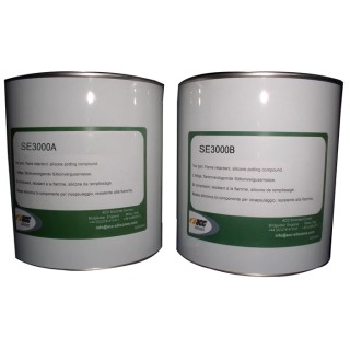 Acc Silicones Potting Compound Orange Grey 2 kg Silicone Kit SE3000
