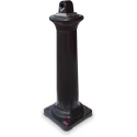 Rubbermaid Commercial Products Black Galvanised Steel Base Cigarette Bin 357 mm x 1.03 m x 357 mm FG9W3000BLA