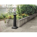 Rubbermaid Commercial Products Black Galvanised Steel Base Cigarette Bin 357 mm x 1.03 m x 357 mm FG9W3000BLA