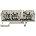 Weidmüller ZTR Series Test Disconnect Terminal Block Brown 2.5mm² 1-Level Clamp Connection 500V 20A 8731720000