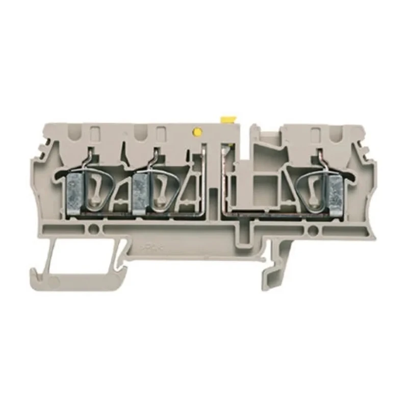 Weidmüller ZTR Series Test Disconnect Terminal Block Brown 2.5mm² 1-Level Clamp Connection 500V 20A 8731720000