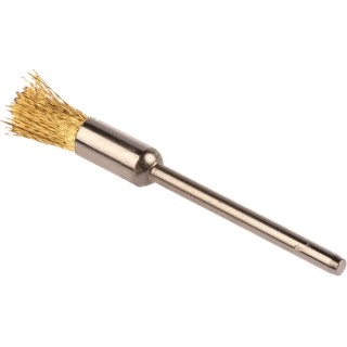 RS PRO Brass Abrasive Brush Shank, 2.35 mm Diameter, Maximum Speed 12000rpm 146-3841