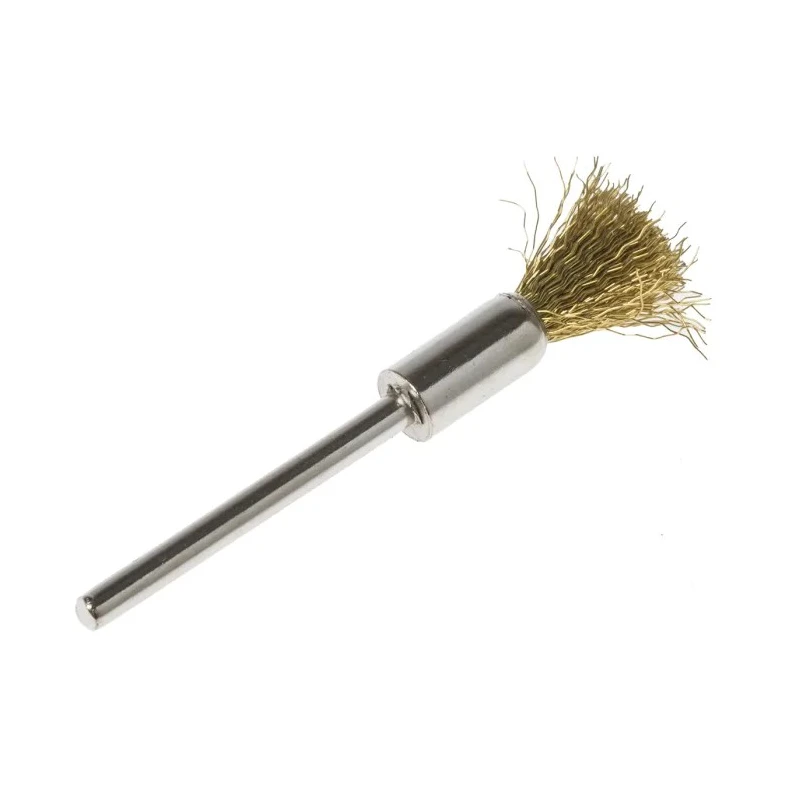 RS PRO Brass Abrasive Brush Shank, 2.35 mm Diameter, Maximum Speed 12000rpm 146-3841