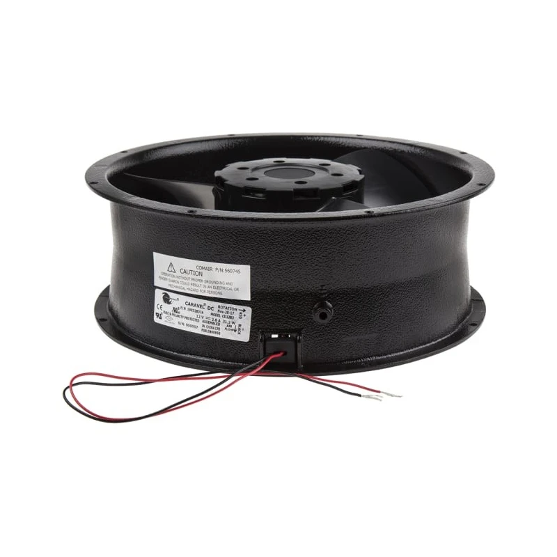 COMAIR ROTRON CD12B3 Series Axial Fan 12V DC 31.2W Power 2.6A Max Current 931 m³/h Air Flow 1650 RPM Ball Bearing CD12B3