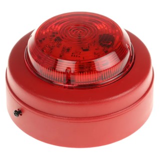 Eaton Fulleon Solista Maxi Series Red Beacon 60V DC Flashing LED Surface Mount IP65 IP54 811021FULL-0080