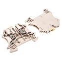 Weidmüller Test Disconnect Terminal Block Brown 2.5mm² 1-Level Screw Connection 500V 24A 1855610000