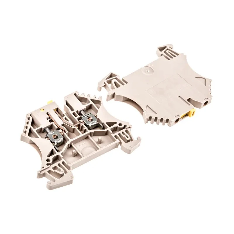 Weidmüller Test Disconnect Terminal Block Brown 2.5mm² 1-Level Screw Connection 500V 24A 1855610000