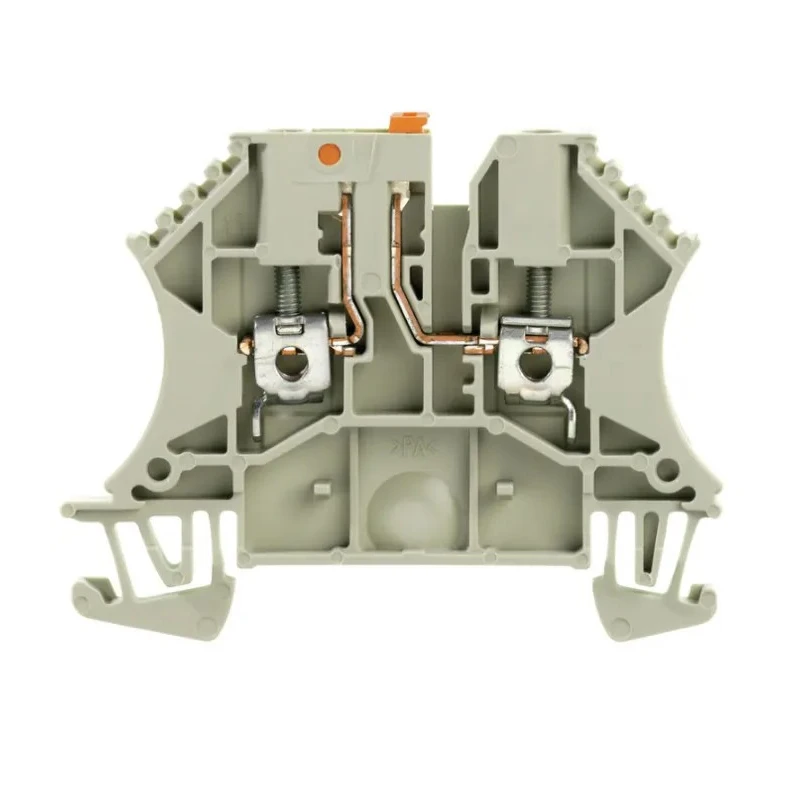 Weidmüller Test Disconnect Terminal Block Brown 2.5mm² 1-Level Screw Connection 500V 24A 1855610000