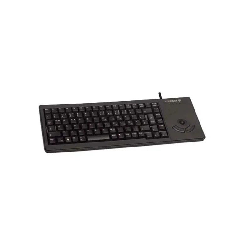 Cherry Wired USB Trackball Keyboard AZERTY Layout Black 374mm Width G84-5400LUMFR-2