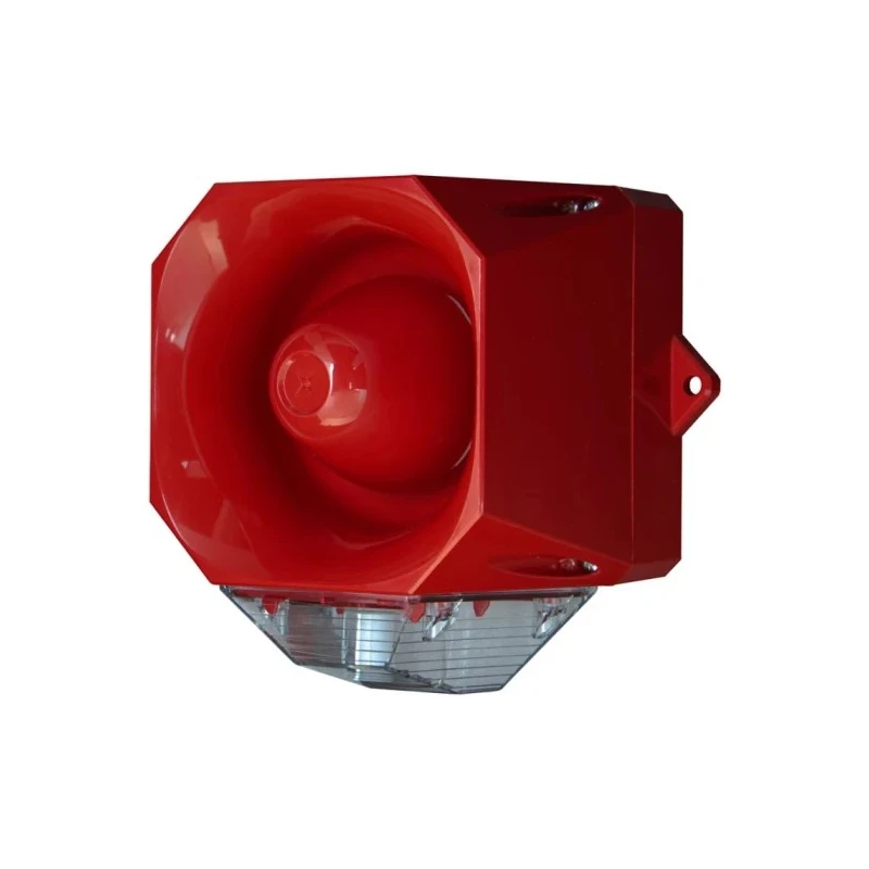 Eaton Clear Sounder-Beacon Combination IP66 230V AC Wall Mount 110 dB @ 1m Electronic 