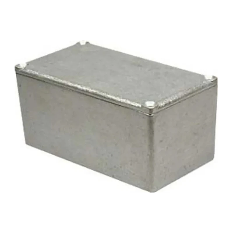 RS PRO Silver Lid Die Cast Aluminium Enclosure 54 mm x 110 mm x 60 mm 146-5303