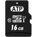 ATP Industrial Grade 16 GB MicroSDHC microSD Memory Card UHS 1 U1 Class 10 AF16GUD3-WAAIX