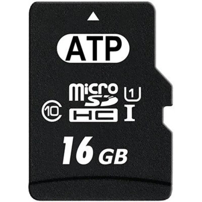 ATP Industrial Grade 16 GB MicroSDHC microSD Memory Card UHS 1 U1 Class 10 AF16GUD3-WAAIX