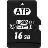 ATP Industrial Grade 16 GB MicroSDHC microSD Memory Card UHS 1 U1 Class 10 AF16GUD3-WAAIX