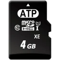 ATP Industrial Grade 4 GB MicroSDHC Memory Card Class 10 UHS 1 U1 AF4GUD3A-WAAIX