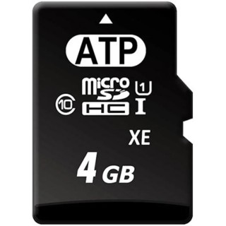 ATP Industrial Grade 4 GB MicroSDHC Memory Card Class 10 UHS 1 U1 AF4GUD3A-WAAIX