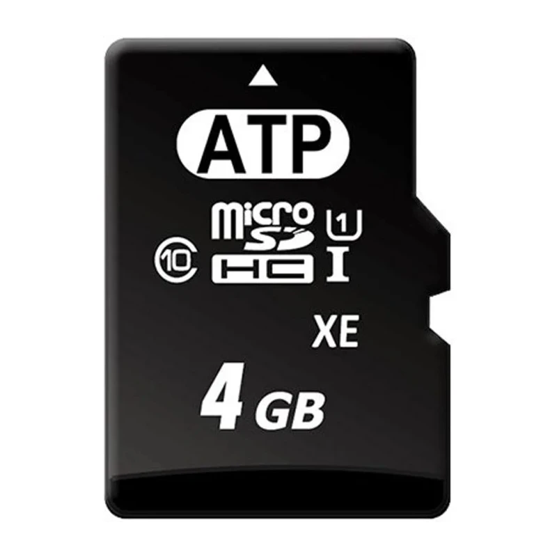 ATP Industrial Grade 4 GB MicroSDHC Memory Card Class 10 UHS 1 U1 AF4GUD3A-WAAIX