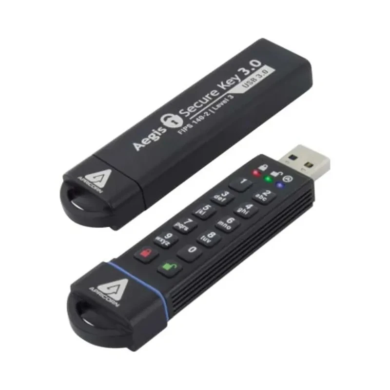 Apricorn 240 GB USB 3.1 Flash Drive with AES 256-bit XTS Hardware Encryption ASK3