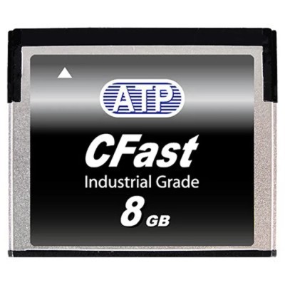 ATP 8 GB Industrial NAND Flash CFast Card SATA Interface 500 Mbps Read Speed AF8GCSI-XACXP