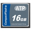 ATP Industrial Grade Compact Flash Card 16 GB SLC NAND Memory 110Mbps Read 80Mbps Write AF16GCFI-TACXP