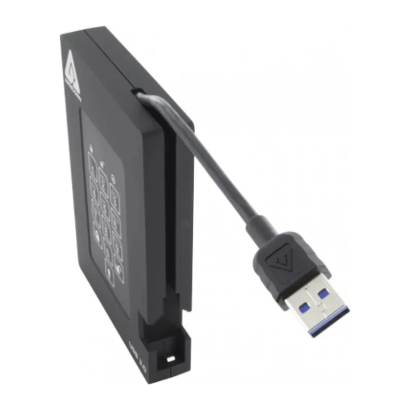 Apricorn Aegis Bio 3 Portable 1TB External HDD USB 3.0 Encrypted Hard Drive A25-3PL256-1000F