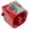 Eaton Clear Sounder-Beacon Combination IP66 115V DC Wall Mount 108 dB Midi Sounder 