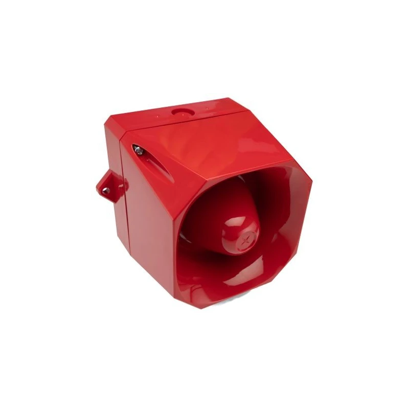 Eaton Clear Sounder-Beacon Combination IP66 115V DC Wall Mount 108 dB Midi Sounder 