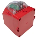 Eaton Clear Sounder-Beacon Combination IP66 115V DC Wall Mount 108 dB Midi Sounder 