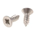 RS PRO Plain Stainless Steel Countersunk Head Self-Tapping Screw 13 mm Thread Size 8 180-673