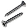 RS PRO Plain Stainless Steel Countersunk Head Self-Tapping Screw 32 mm Thread Size 10 Model 180-746